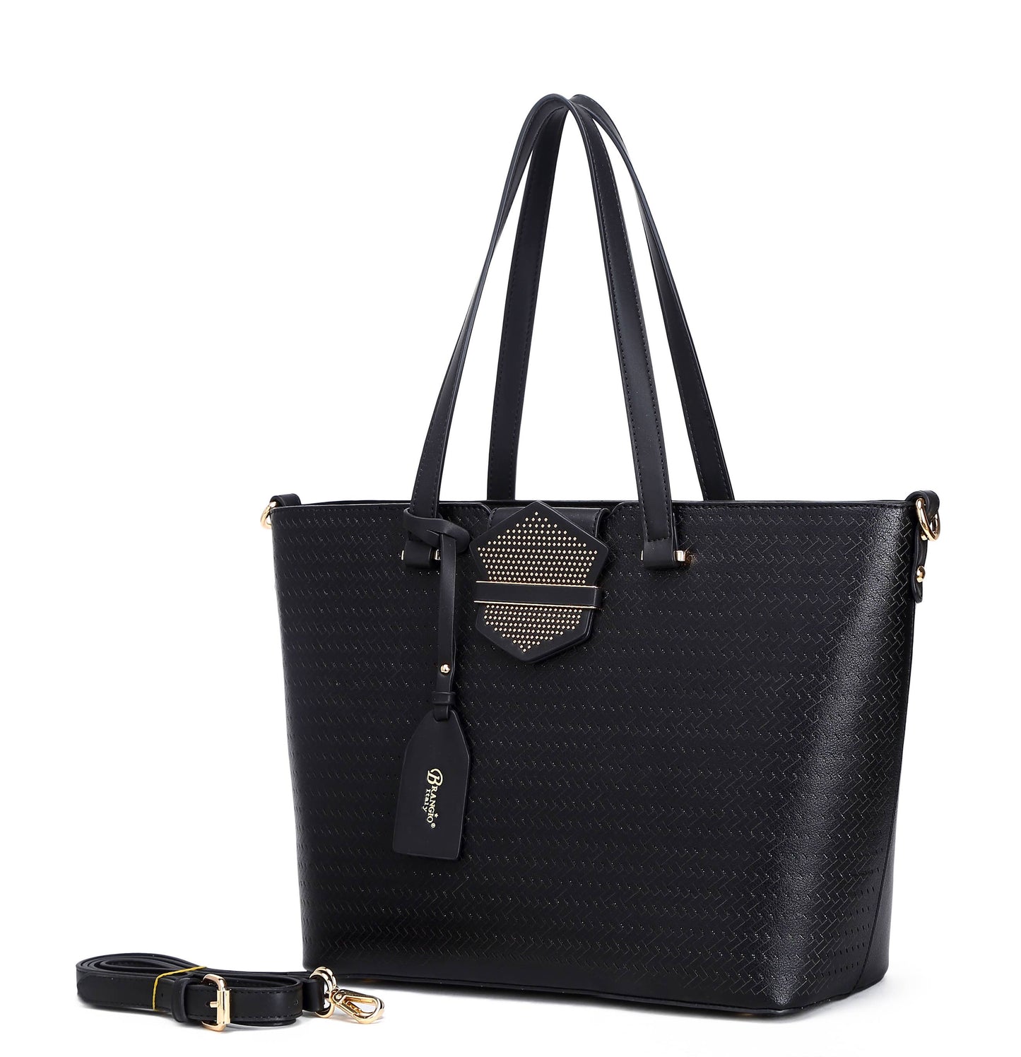 Brangio Italy Luxe Woven Tote Bag