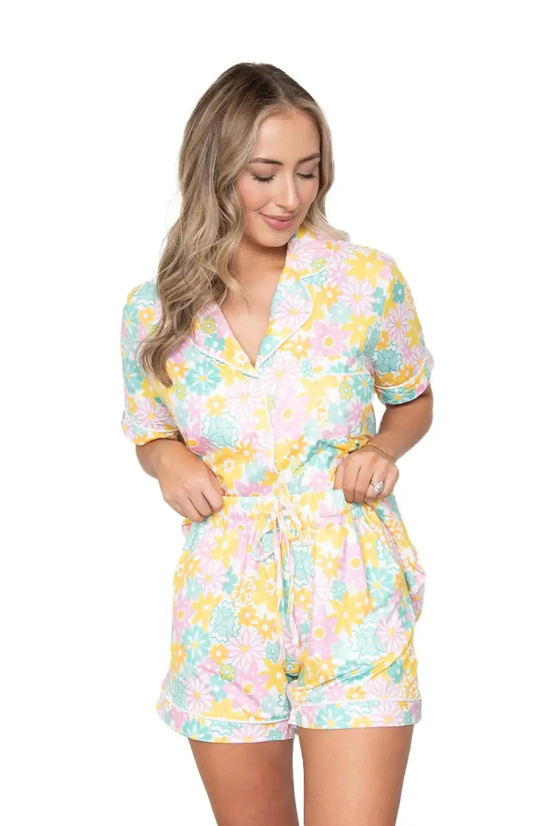 Spring Flowers Pajama Set