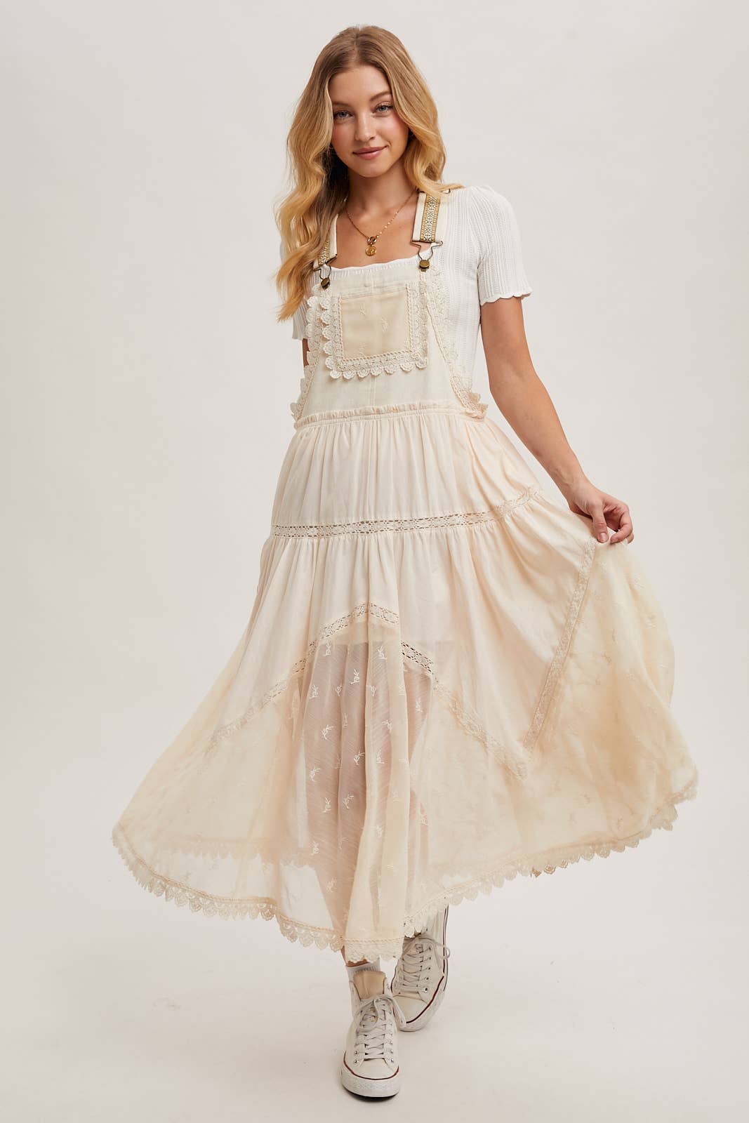 Ash LACE MAXI DRESS