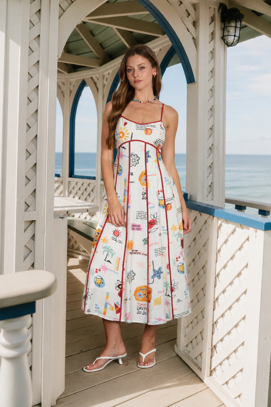 Last Vacation Midi Dress