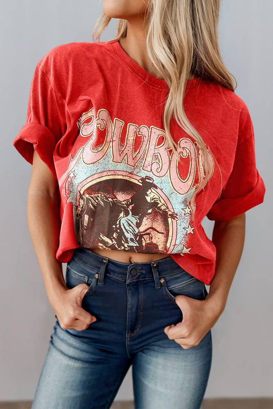 Red Cowboy Take Me Away T