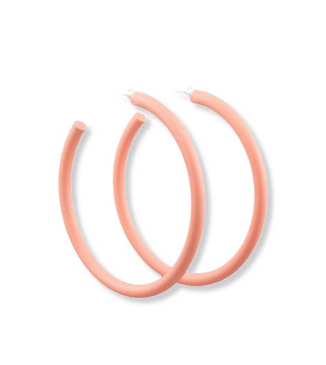 Large Skinny pink Hoop