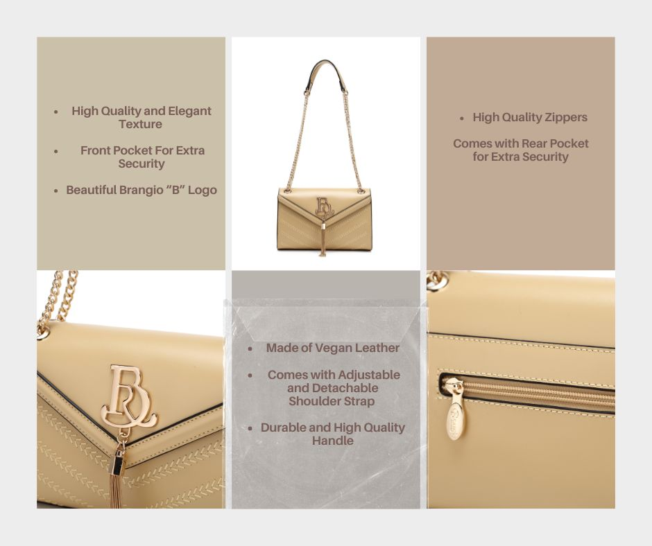 Brangio Italy Blissful Radiance Elegant Crossbody Bag