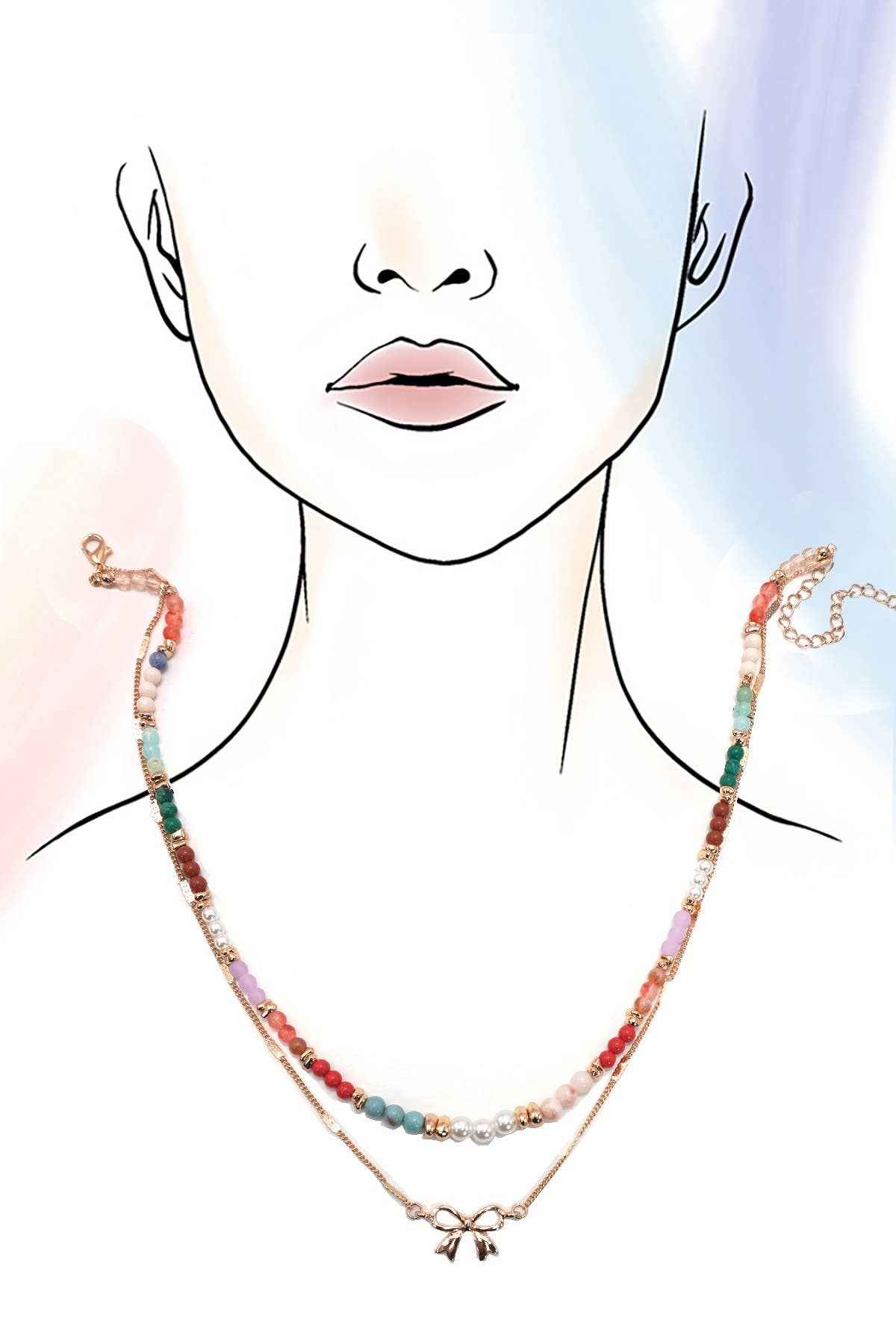 Beaded Layer Necklace