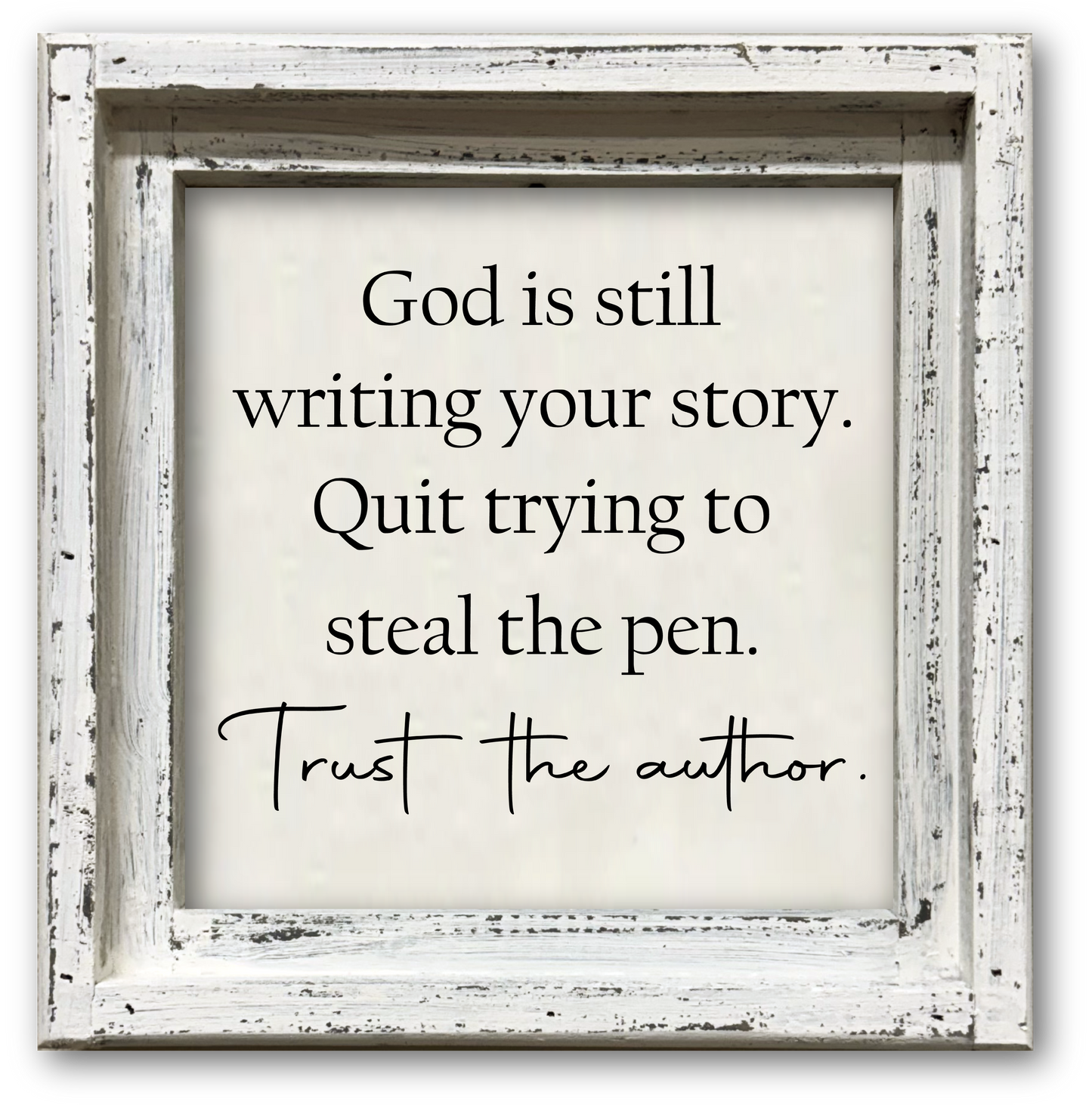 Trust The Author Art