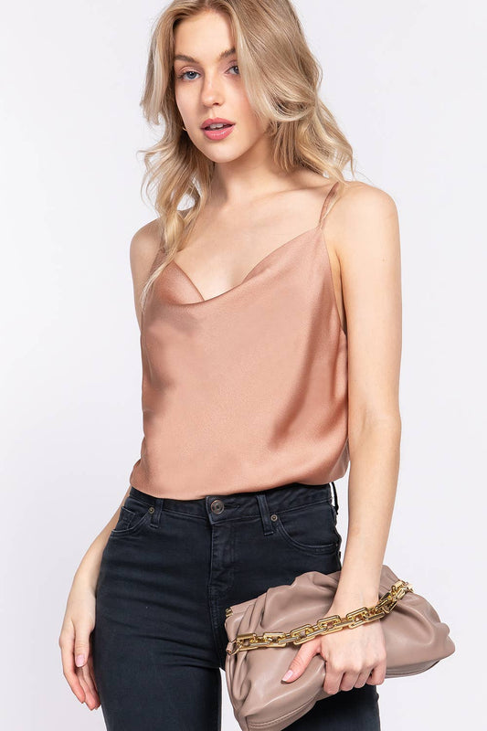 SATIN CAMI TOP