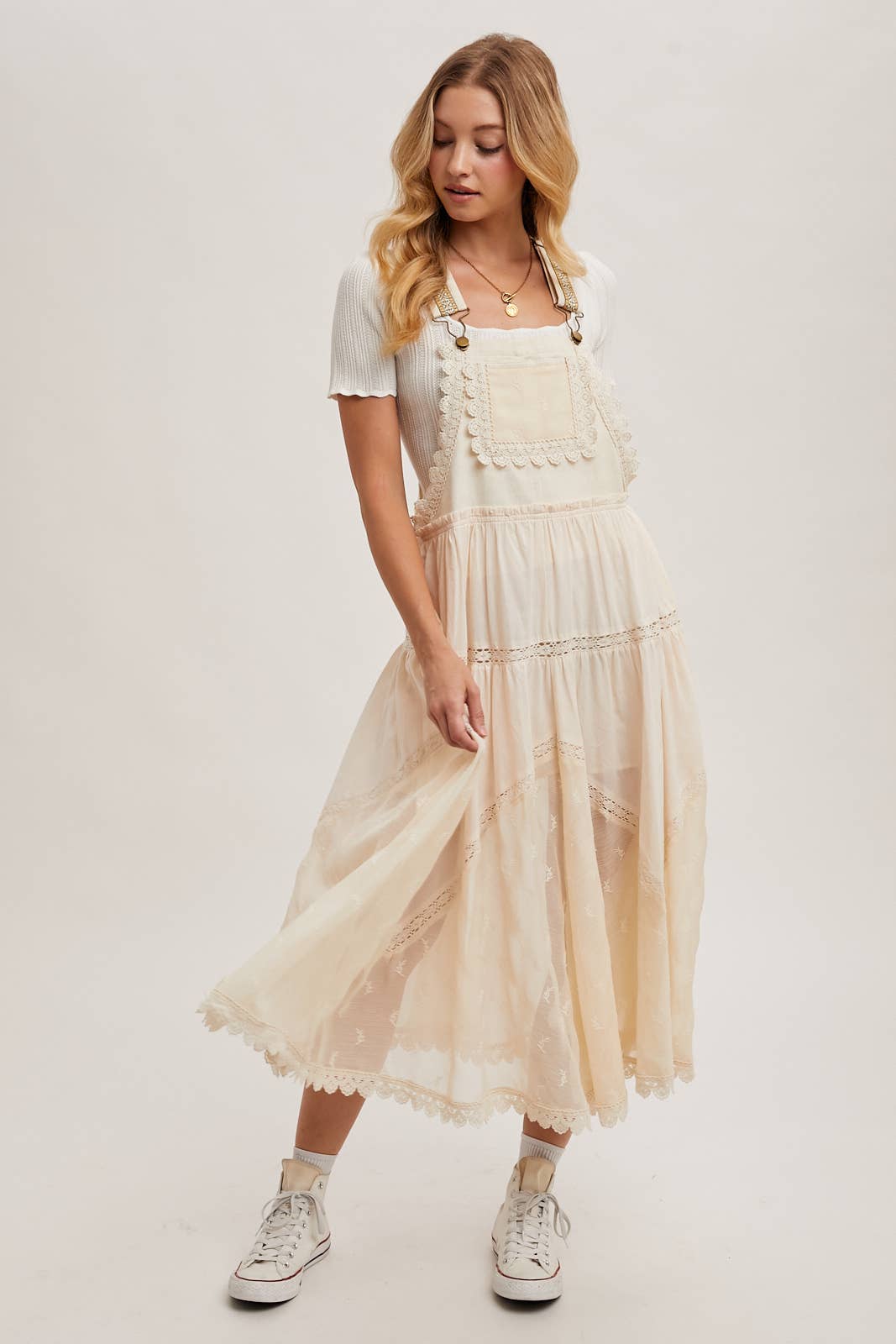Ash LACE MAXI DRESS