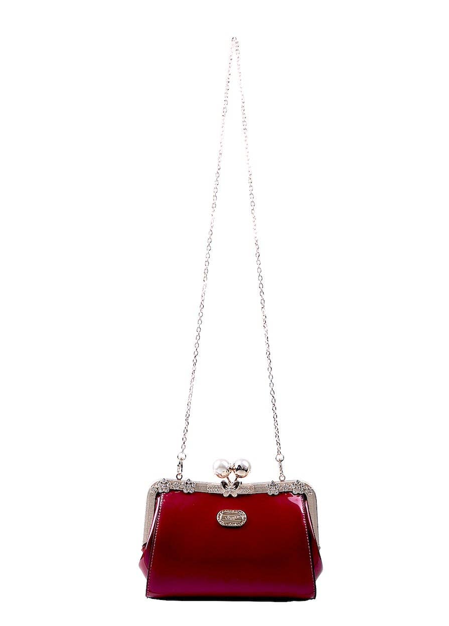 Brangio Opulent Satin Clutch & Evening Bag