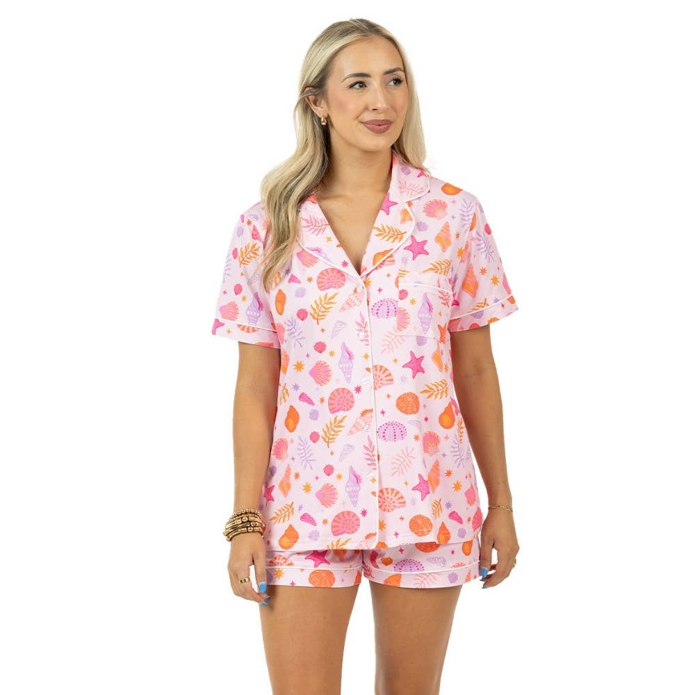 Beach Seashells Pajama Set