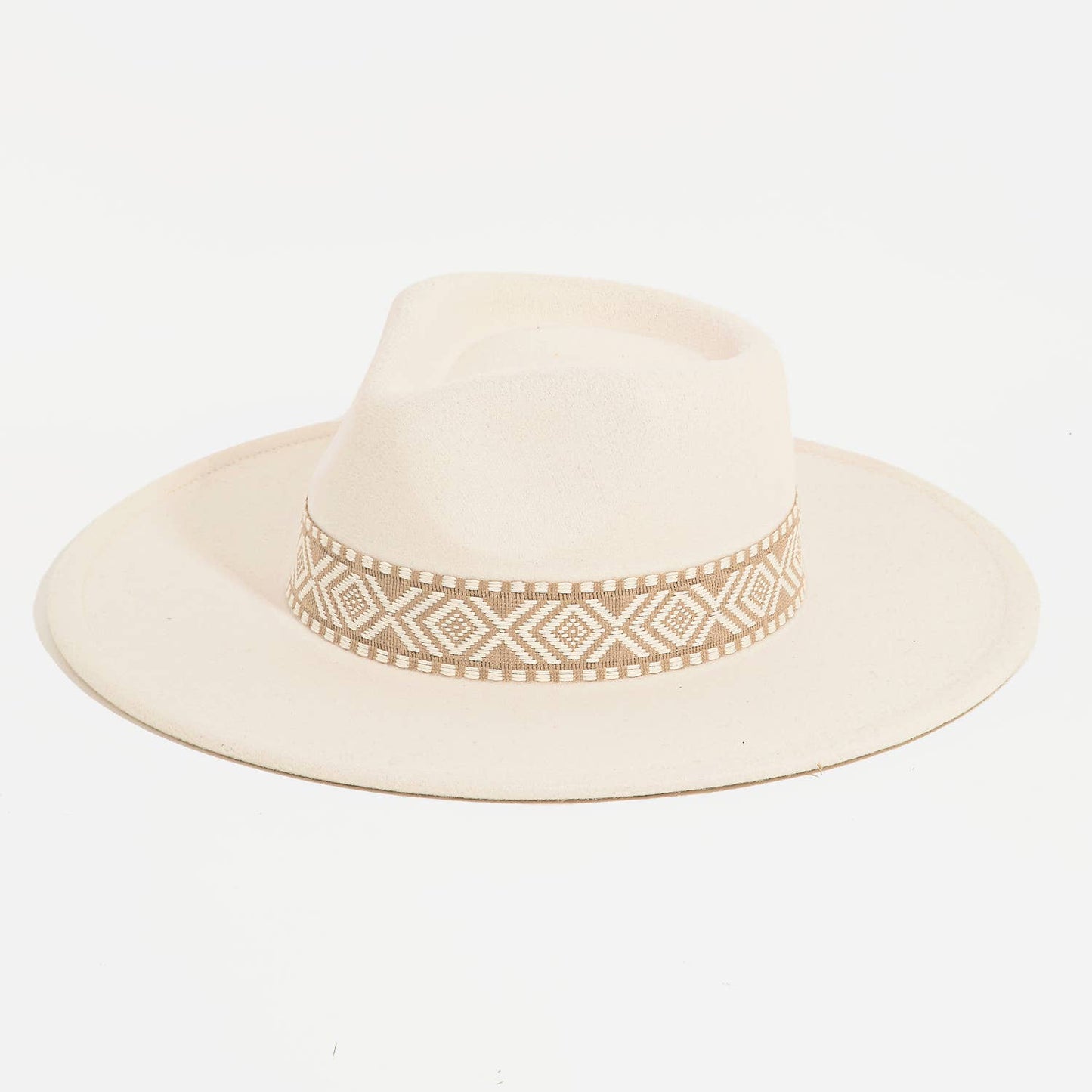 Boho Stripe Pattern Fedora Hat