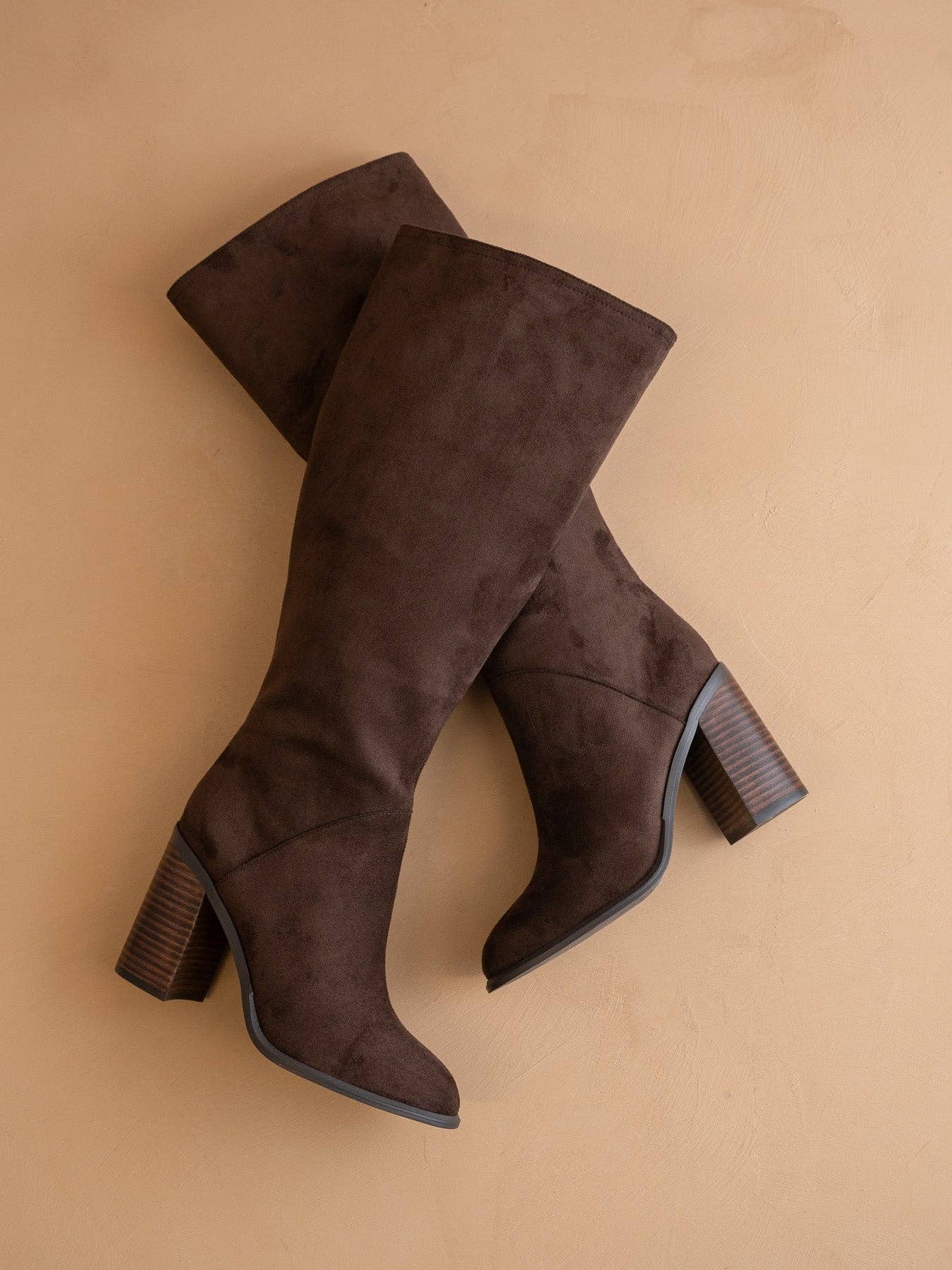 The Shiloh | Coffee Knee High Boot