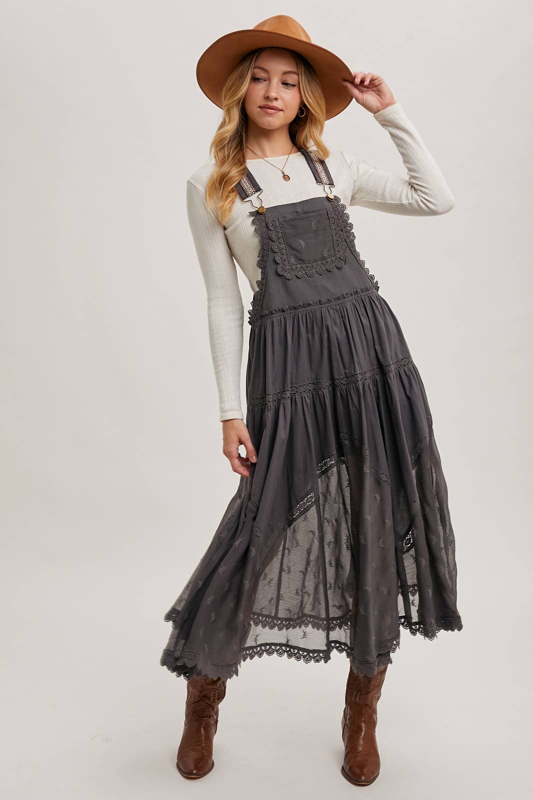 Ash LACE MAXI DRESS