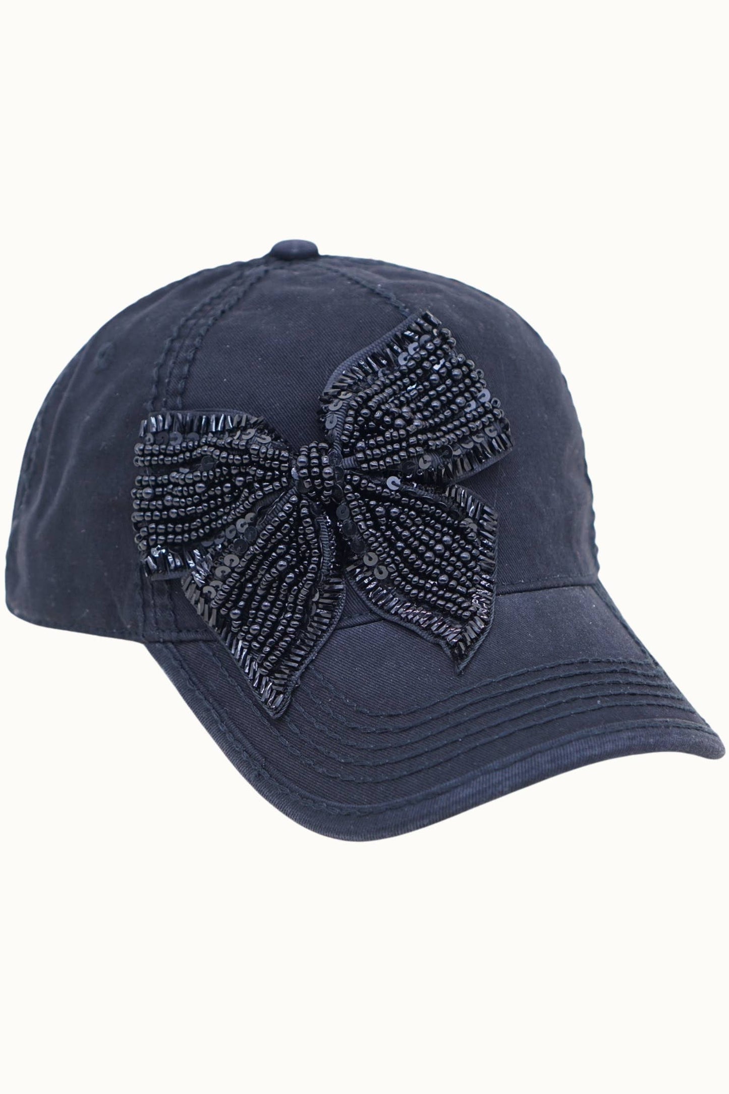 Bejeweled Bow red cap