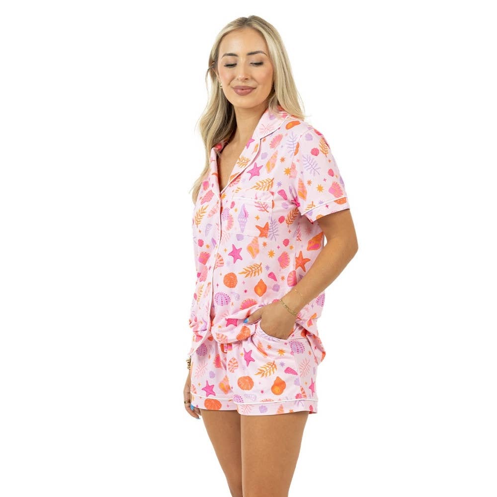 Beach Seashells Pajama Set