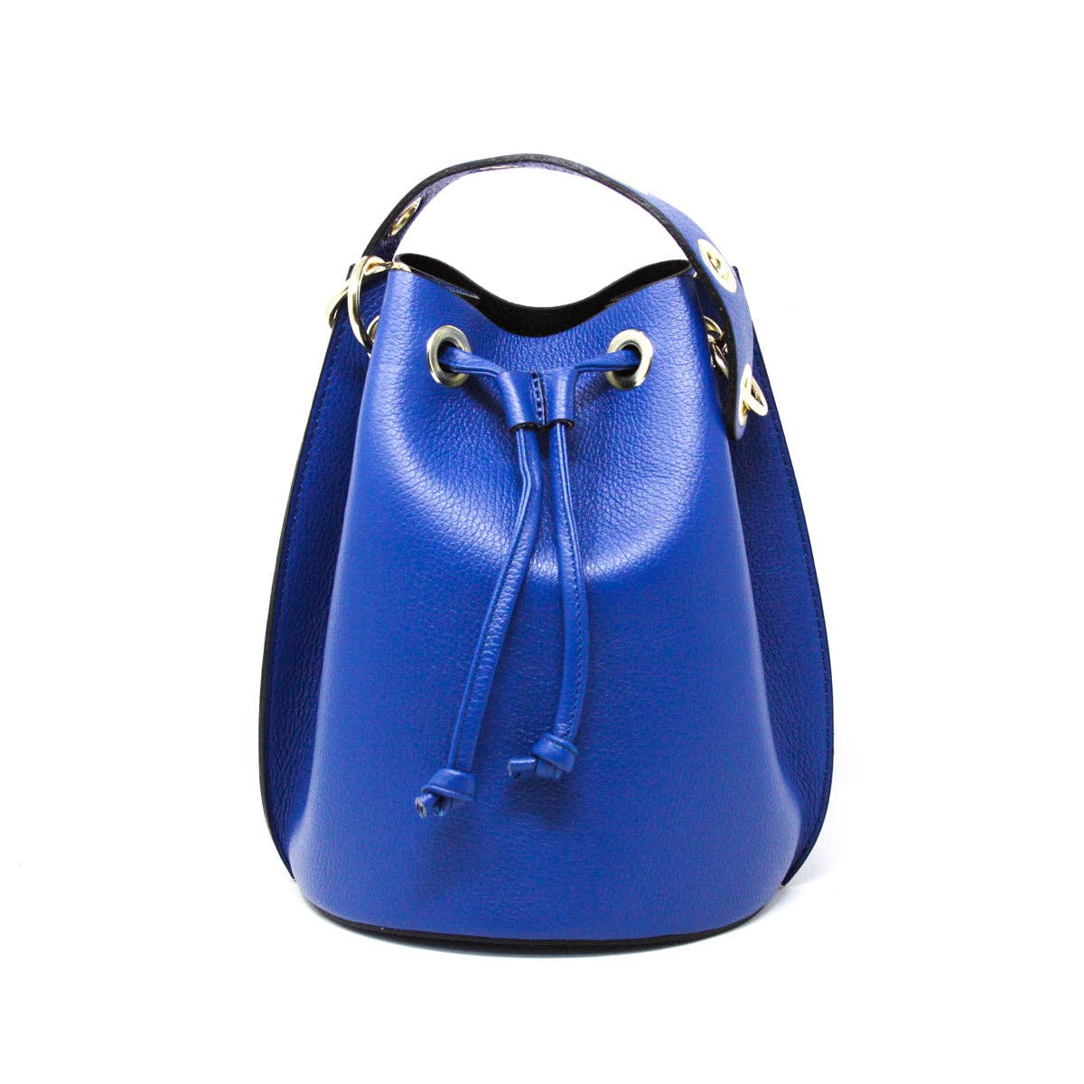 GENUINE ITALIAN LEATHER BIG BUCKET BAG
