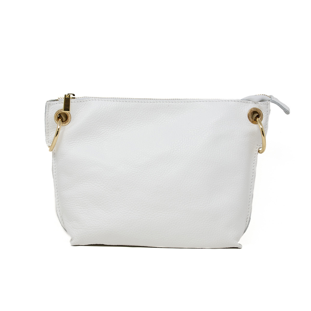 GENUINE ITALIAN LEATHER CROSSBODY BAG