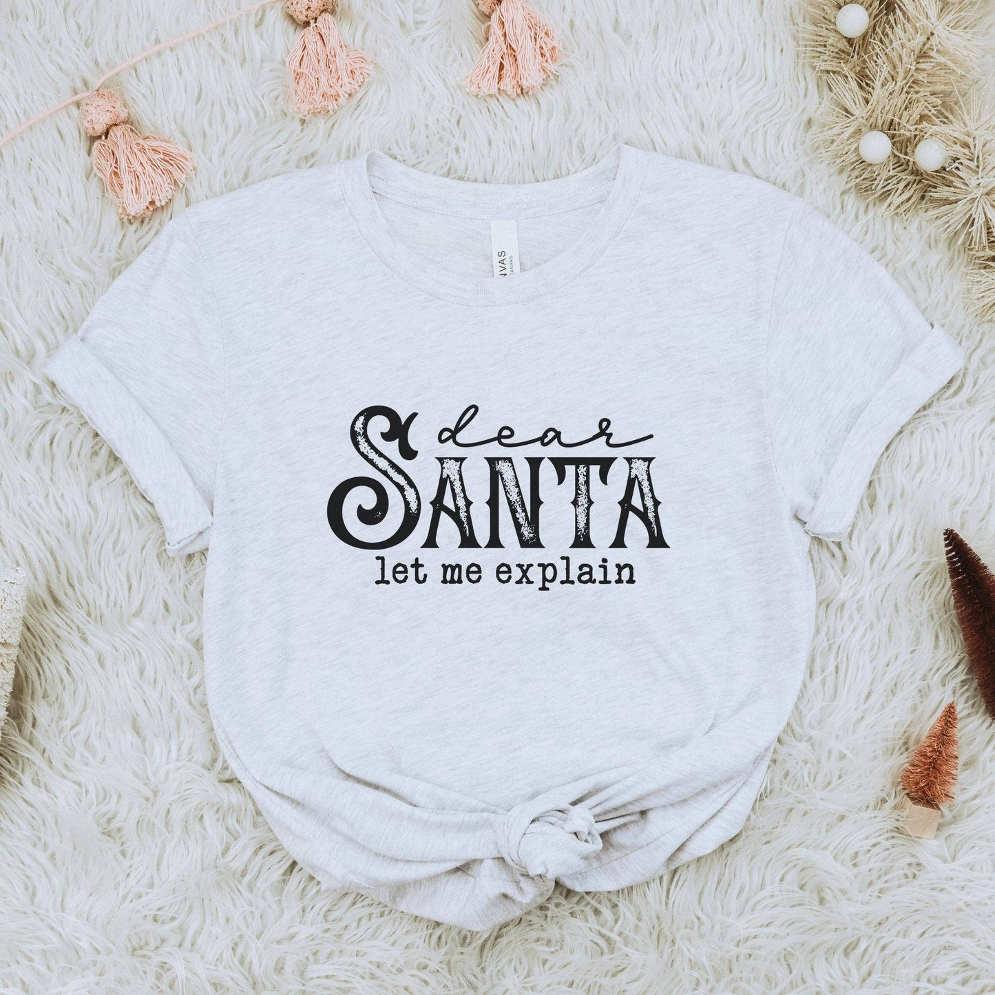 Dear Santa, Let Me Explain Christmas T-Shirt