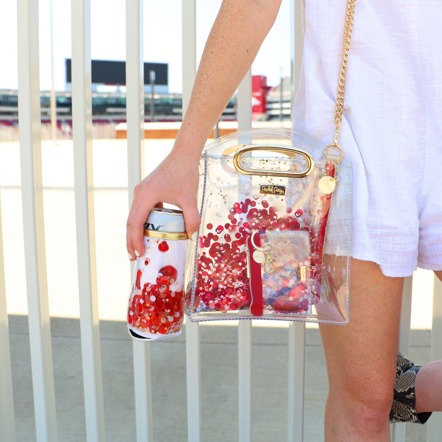 Gameday Clear Gold Crossbody