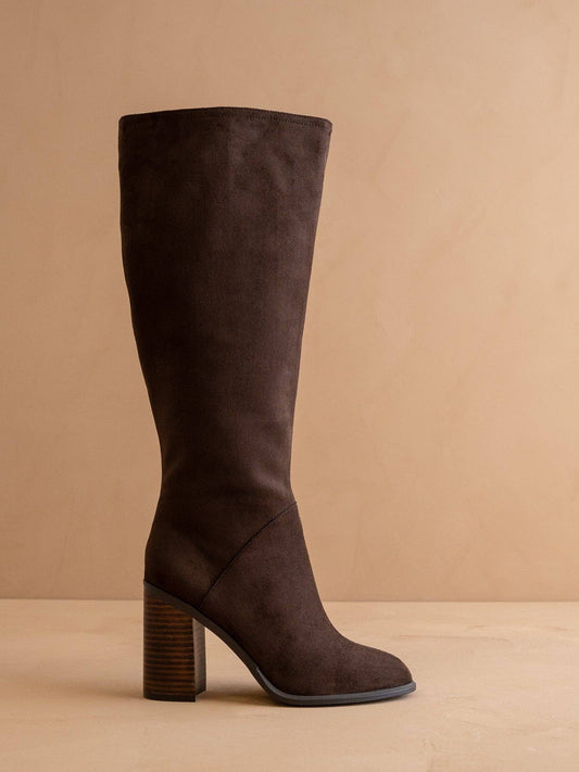 The Shiloh | Coffee Knee High Boot