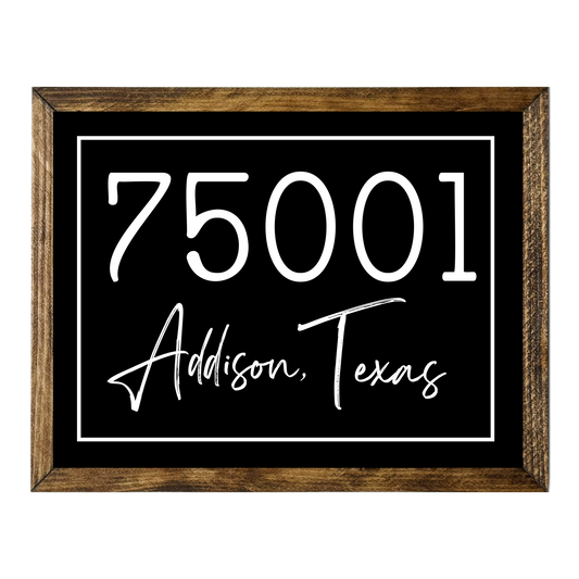 Keller Zip Code 76248 Sign