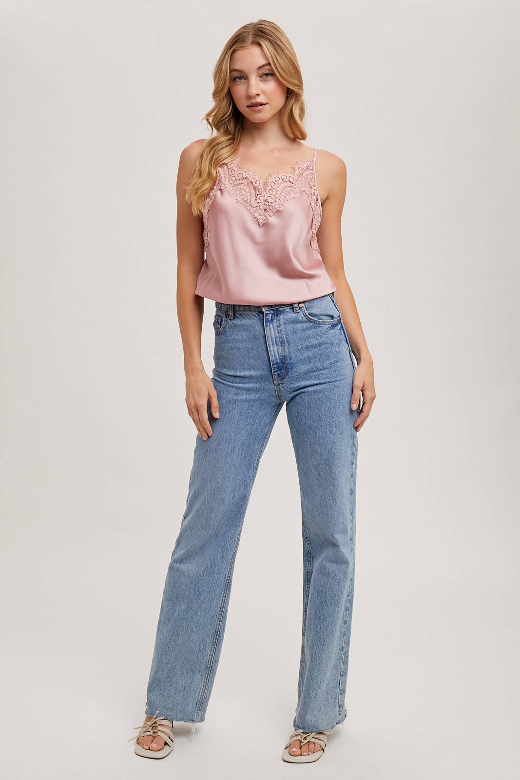 SILKY LACE CAMI