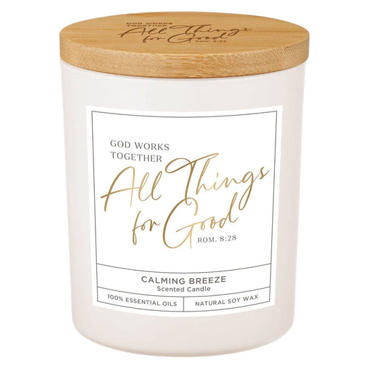 White Candle God Works Rom. 8:28