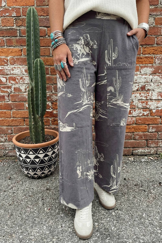 Spring Western Wild West Riding Vintage Jeans