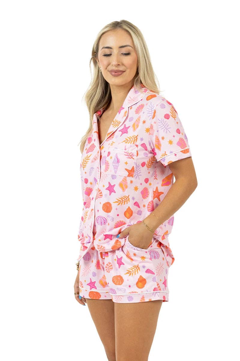 Beach Seashells Pajama Set