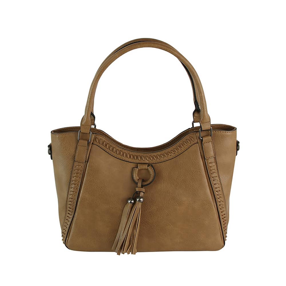 Fashion Tassel Stitch Satchel