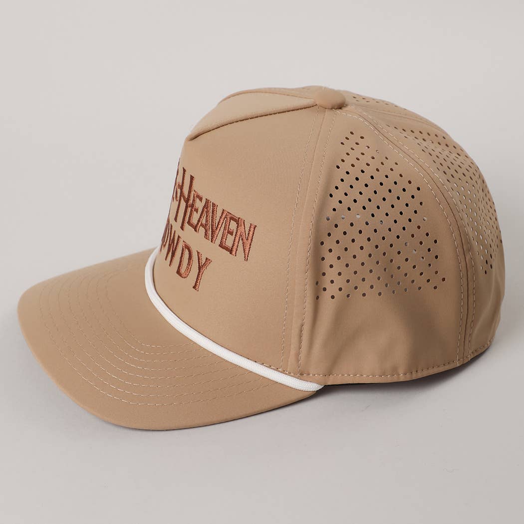 Make Heaven Rowdy Premium Materials Rope Strap Trucker Hat