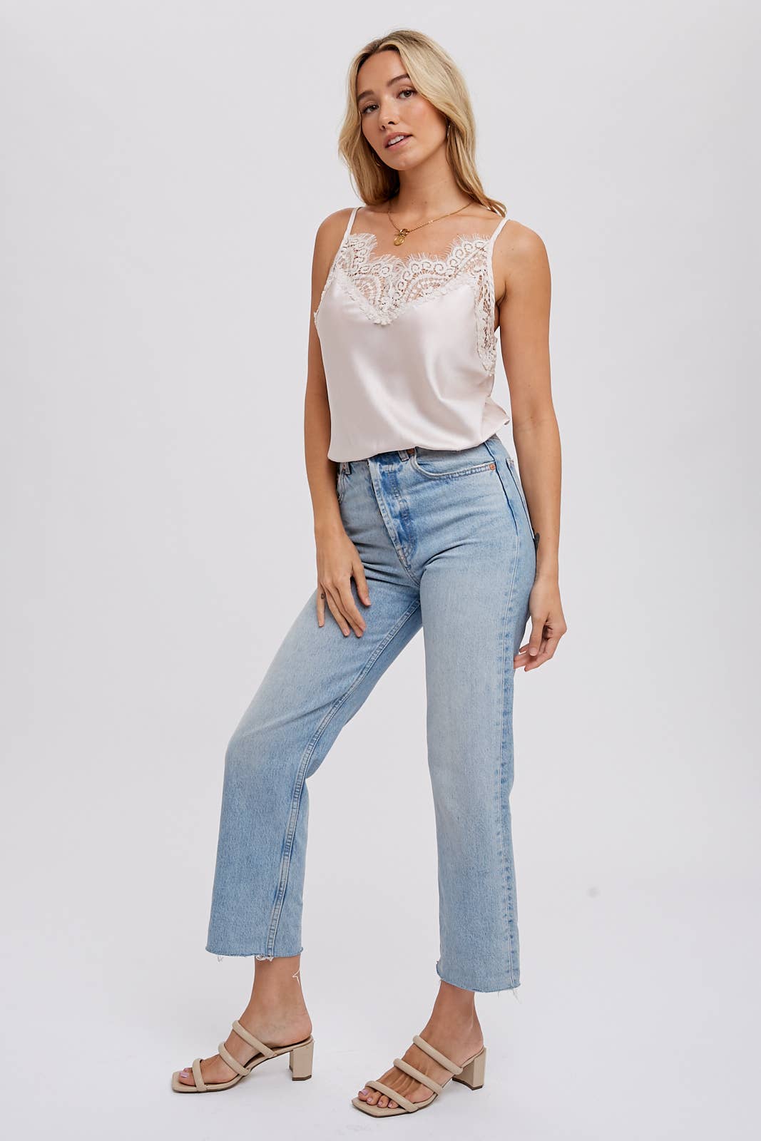 SILKY LACE CAMI