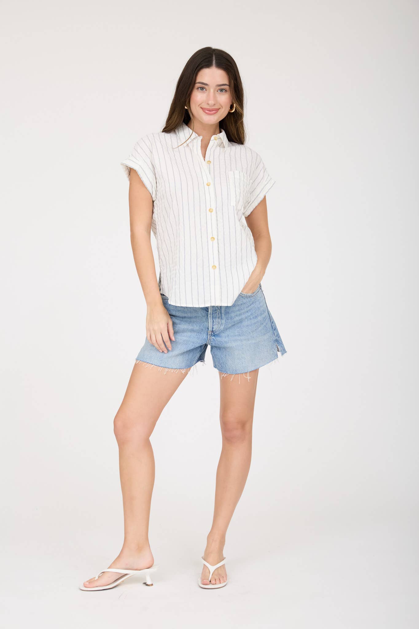 Khaki Button Up Shirt