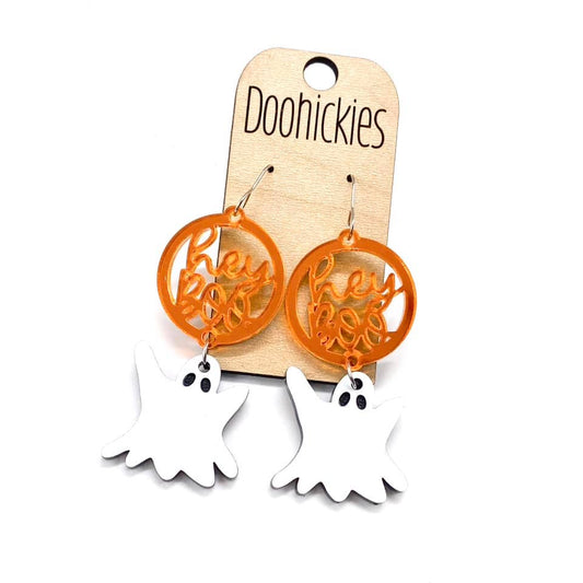 Hey Boo ghost Dangles