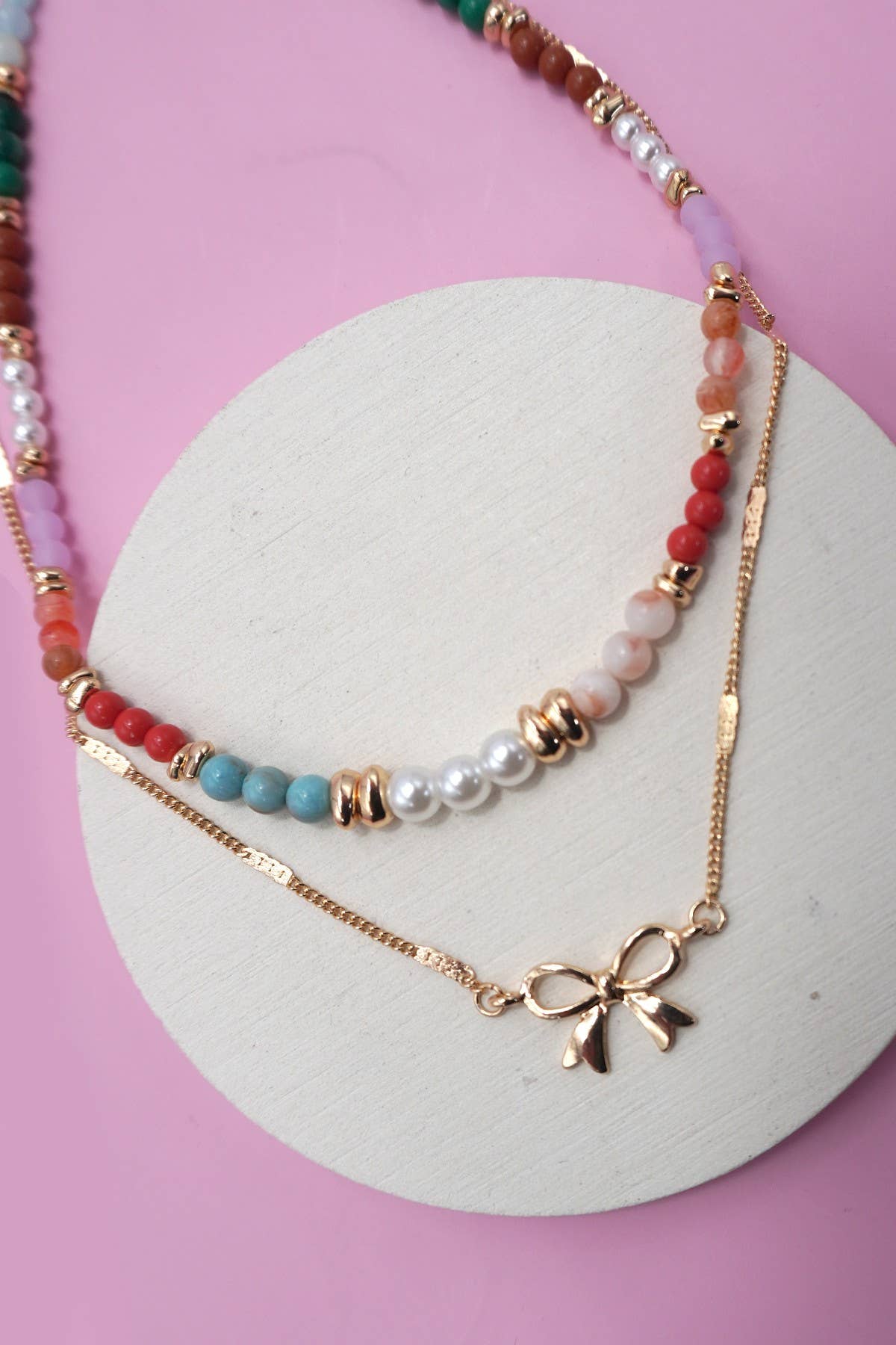 Beaded Layer Necklace