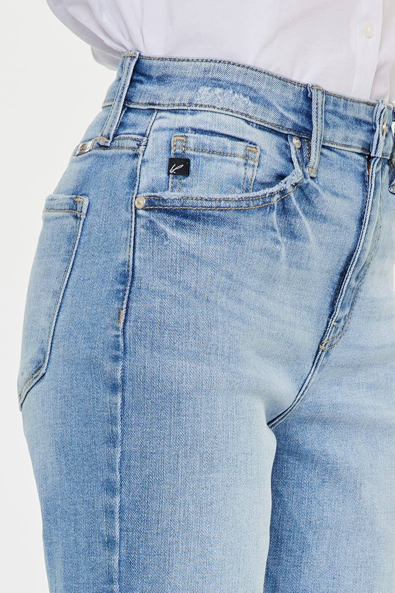 OPEN PACK HIGH RISE STRAIGHT JEANS-