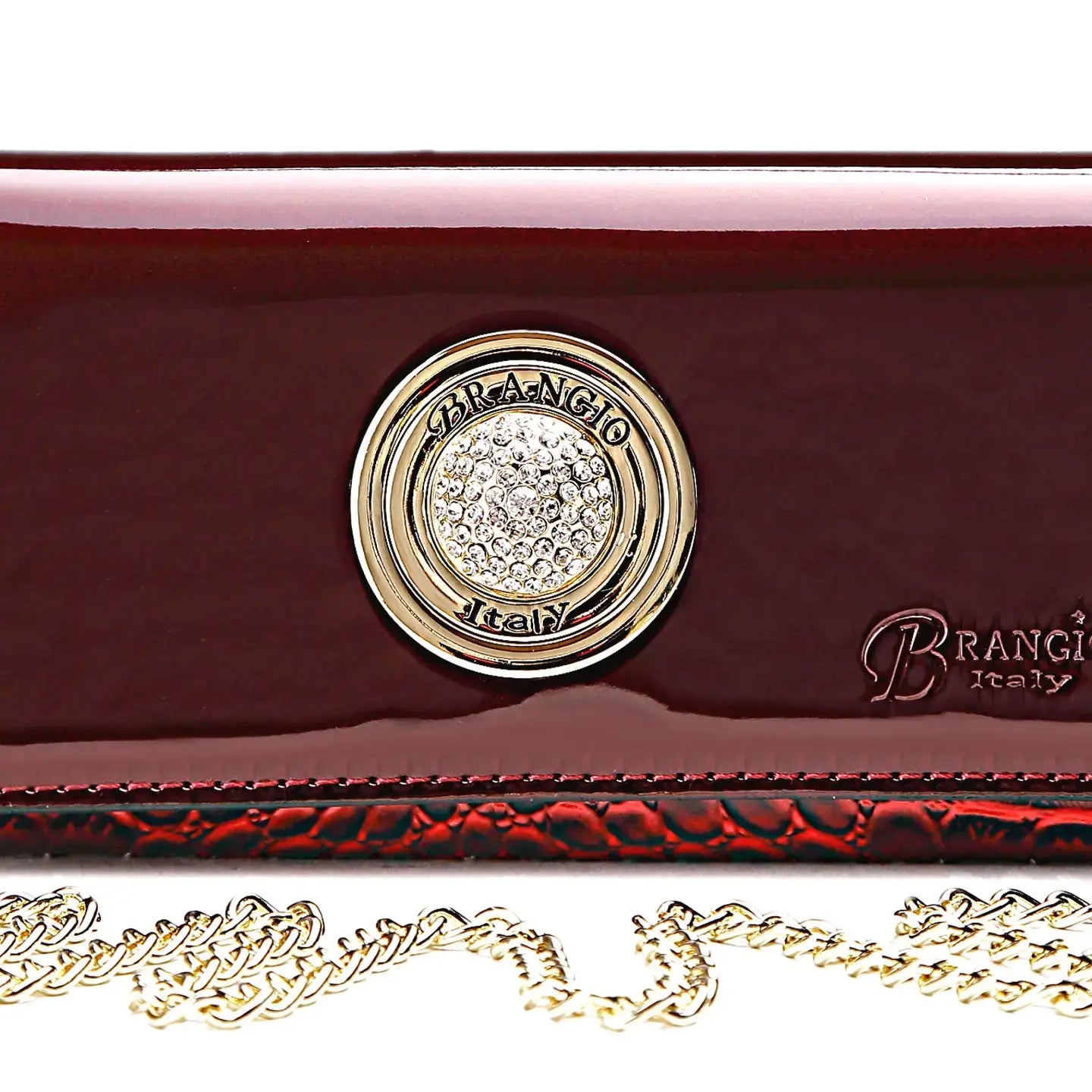Brangio Italy Crystal-Embellished Clutch & Wallet