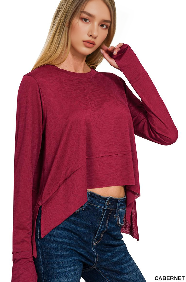 Side Slit Cabernet  Top