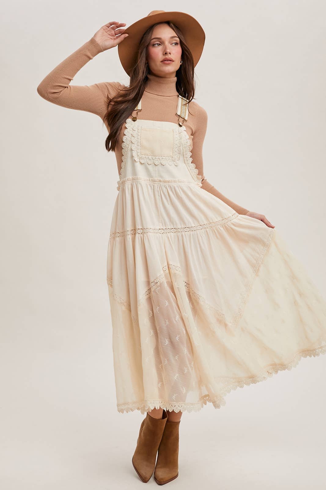Ash LACE MAXI DRESS