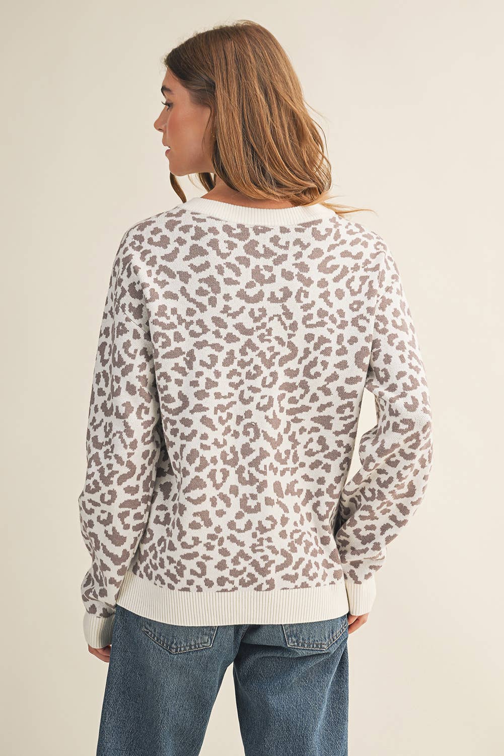Leopard Sweater Cardigan