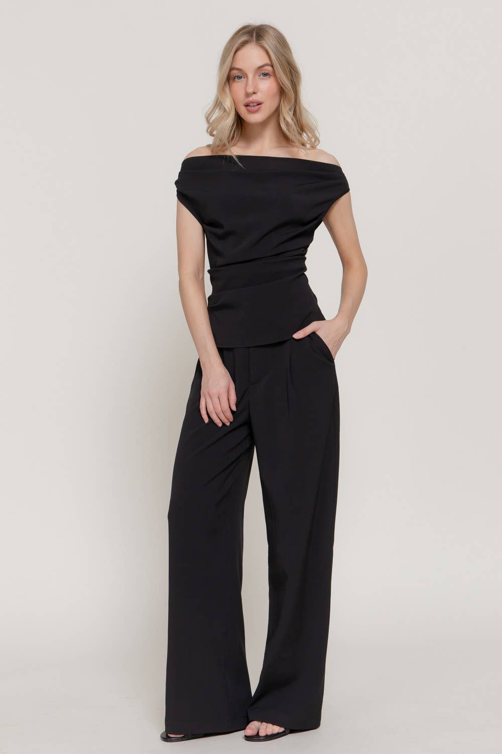 Off Shoulder Top & Pants Set