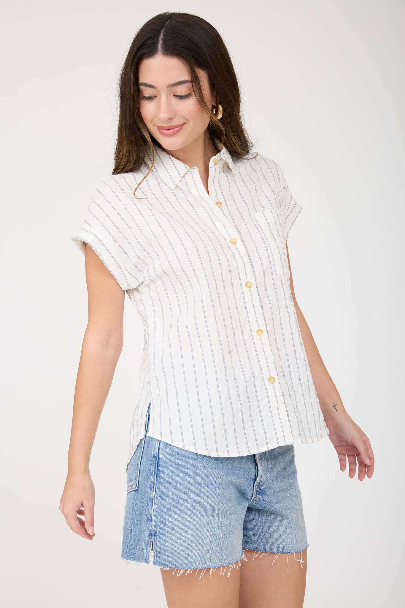 Khaki Button Up Shirt
