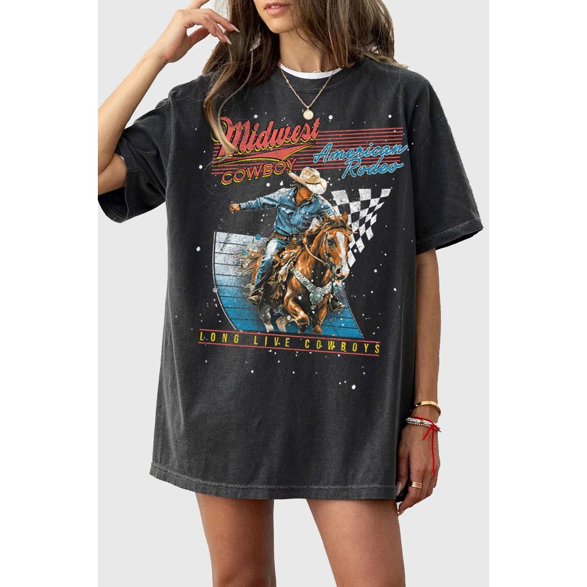Midwest Cowboy American Rodeo Graphic Tee