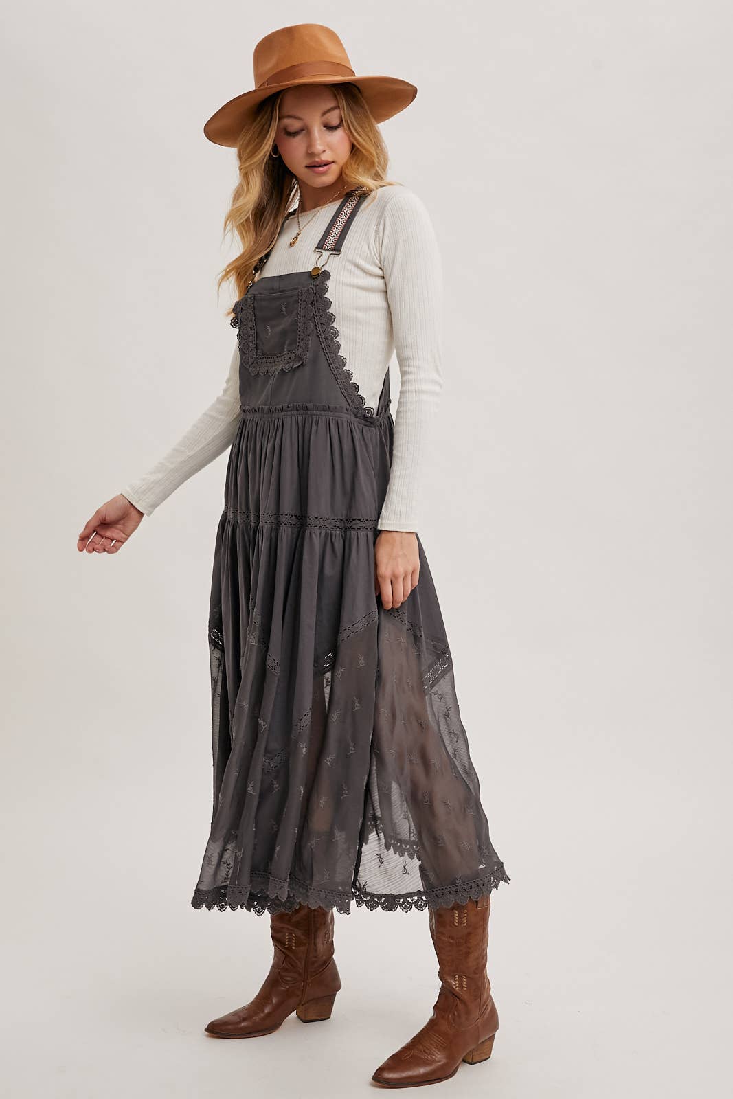 Ash LACE MAXI DRESS