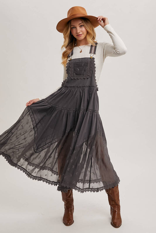 Ash LACE MAXI DRESS