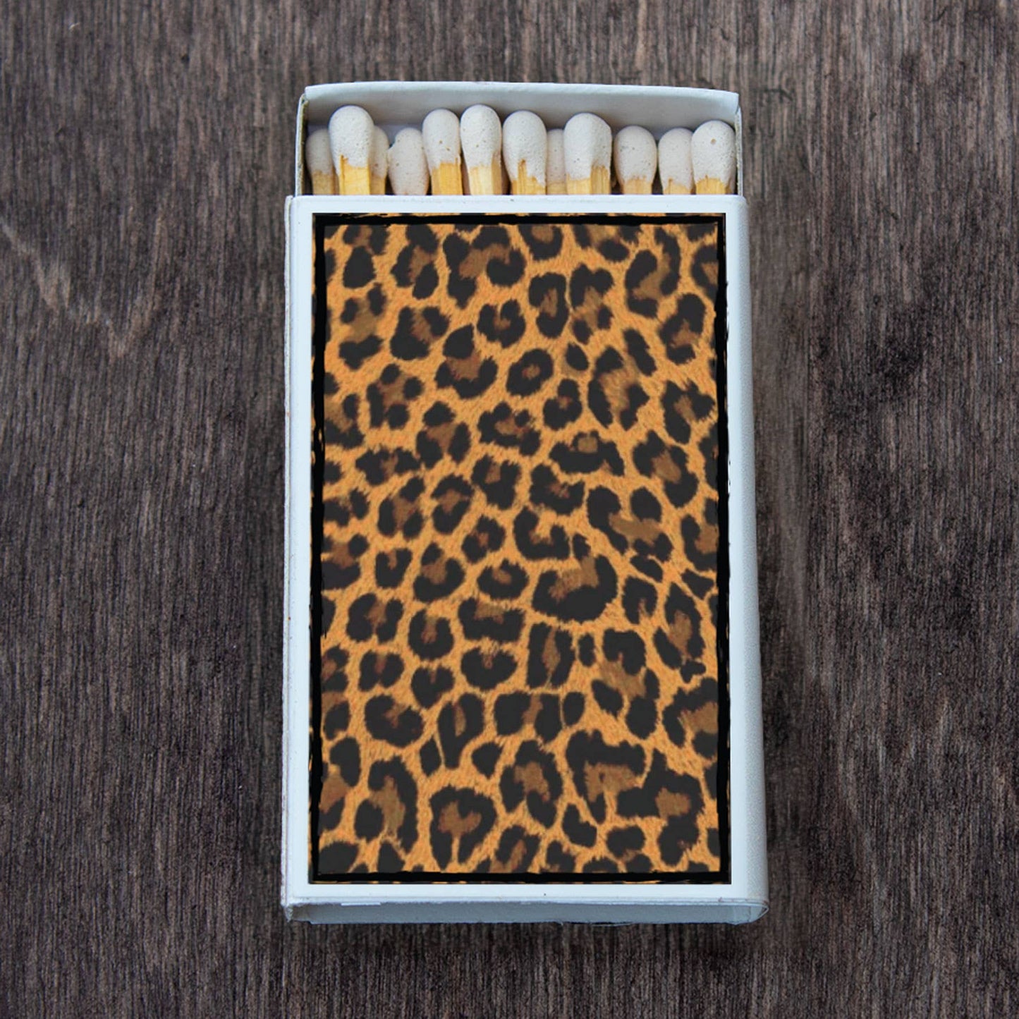 Leopard Skin Matchbox • Decorative Matches •