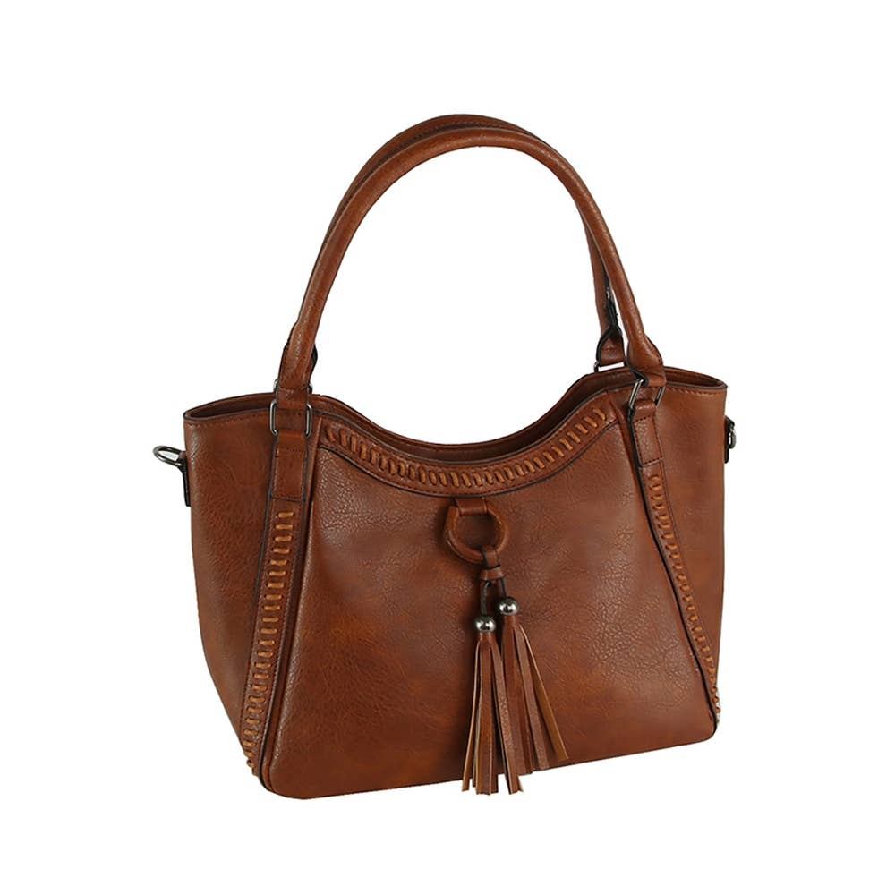 Fashion Tassel Stitch Satchel