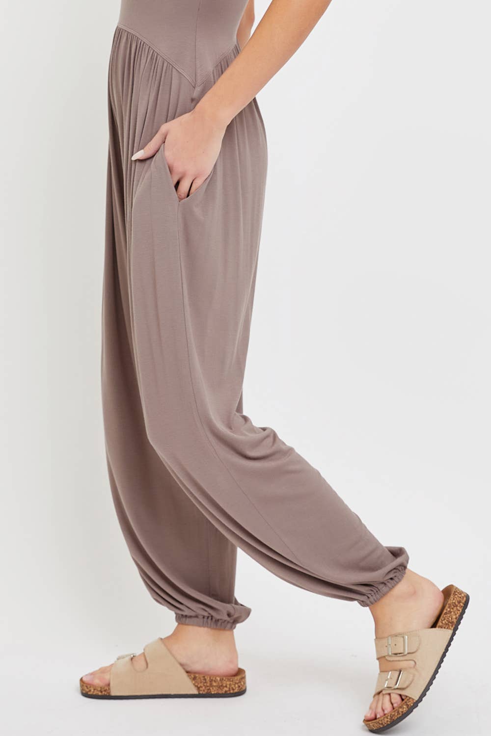 Espresso Jersey Jumpsuit