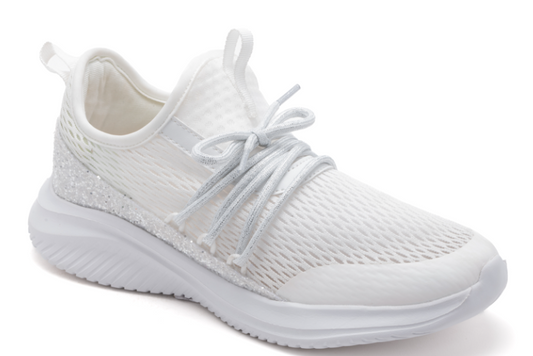 Soft Serve Glitter White Shoes