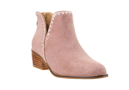 Blush Faux Suede-Spice