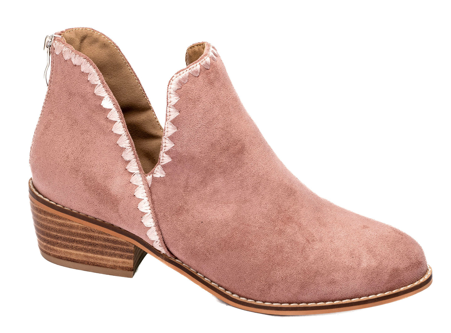 Blush Faux Suede-Spice